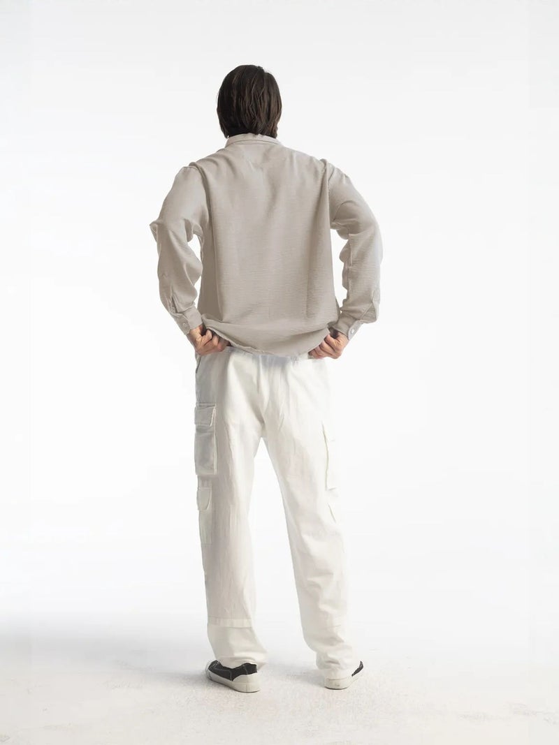 GIESTO Oversized Button-Up Long Sleeve Shirt - Image 5